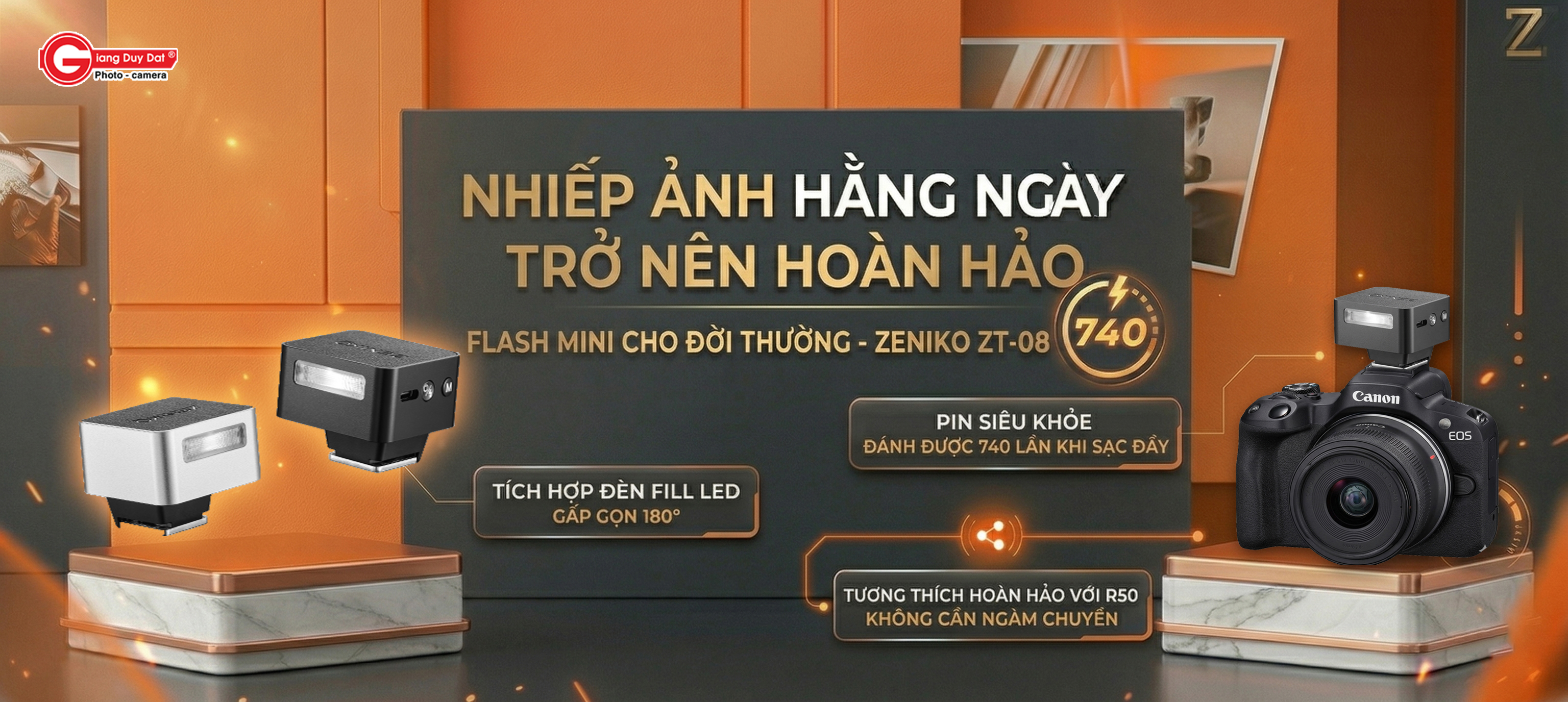 Zeniko Mini Camera Flash