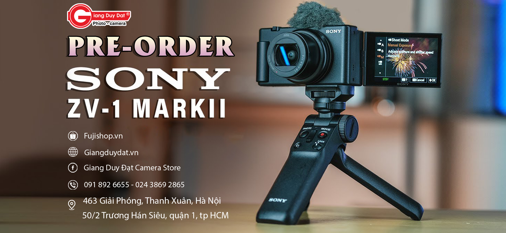 Order Sony ZV-1 Mark II