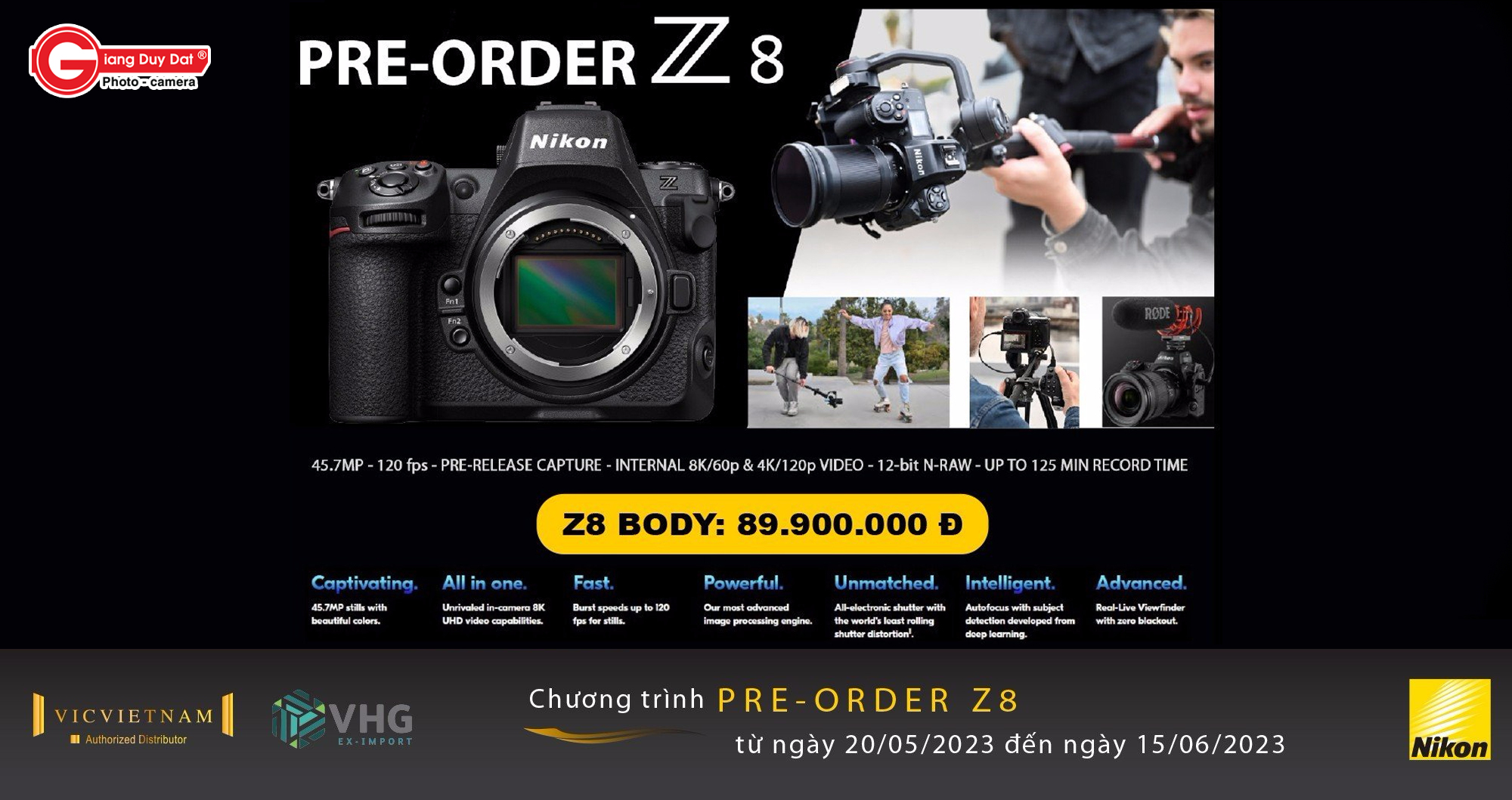 Pre-order Nikon Z8