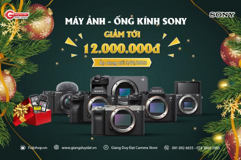 Chuong Trinh Khuyen Mai May Anh - Ong Kinh Sony Thang 12: Giam gia toi 12.000.000vnd