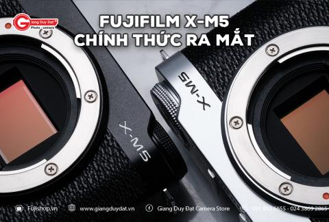 Fujifilm X-M5 Chinh thuc ra mat