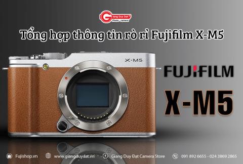 Fujifilm X-M5: Nhung thong tin ro ri dau tien