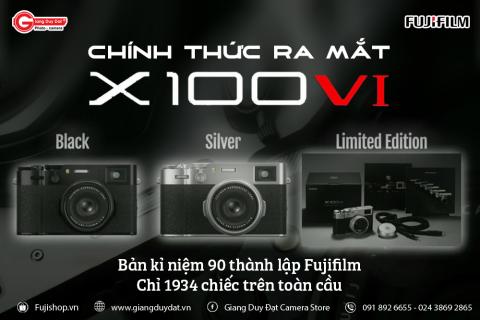 Fujifilm X100VI ban ky niem 90 nam chi co 1934 may tren toan cau!
