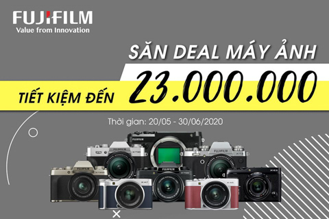 Ha nhiet mua he - Fujifilm giam gia 1 so model thang 5 va 6/2020
