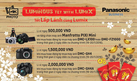 LUMINOUS with LUMIX - Tet Lap Lanh cung Lumix