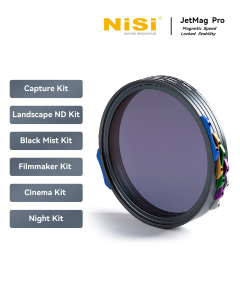 NiSi JetMag Pro 82MAG Magnetic Filter Kit (Landscape ND Kit / Cinema Kit / Filmmaker Kit)