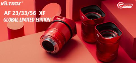 PRE ORDER GLOBAL LIMITED EDITION Viltrox 23/33/56mm F1.4 XF Red Lens For Fujifilm X-mount