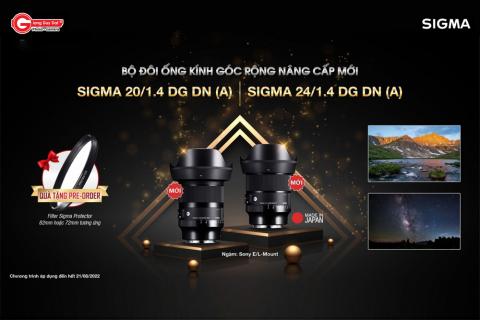 Review bo doi Sigma 20mm and 24mm f/1.4 DG DN: Dat truoc de nhan nhung phan qua hap dan