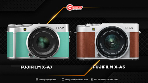 So sanh may anh Fujifilm X-A5 voi Fujifilm X-A7