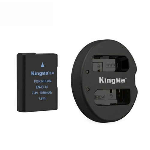 Bộ Pin + Sạc Đôi máy ảnh Kingma EN-EL14
