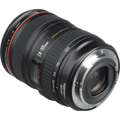 Canon EF 24-105mm 4 L IS USM フード付 Ống kính Canon EF 24-105mm f/4L IS USM Thế giới máy ảnh số