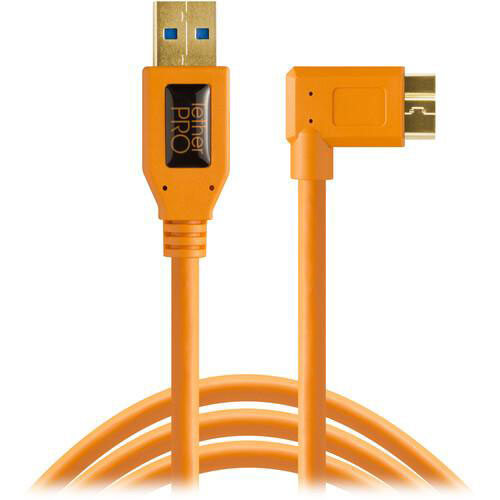 Dây Tether Tools - TetherPro USB 3.0 to Micro B Right Angle - dài 4.6m