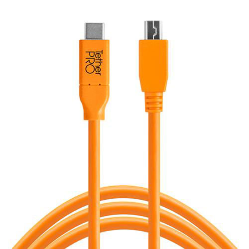 Dây Tether Tools - TetherPro USB-C to 2.0 Micro-B 5-Pin - Dài 4.6m