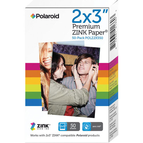 Giấy in ảnh Polaroid 2x3 Zink Premium - 50 tấm