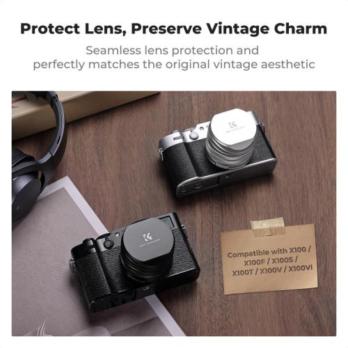 K&F Concept UV Filter + Hood + Lens Cover for X100VI X100V X100F l SKU.2335V1 l SKU.2276V1