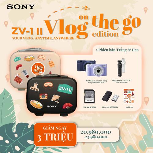 Máy ảnh Sony ZV-1 Mark II Vlog on the go Edition