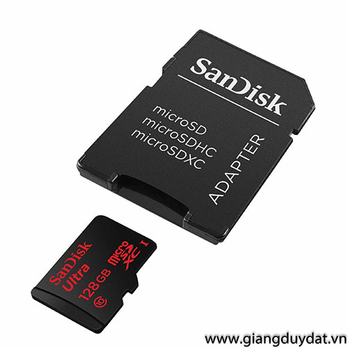MicroSDXC SanDisk Ultra 128GB UHS-I - 90MB/s