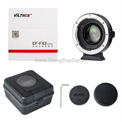 Ngàm Viltrox EF-FX2 Auto Focus Lens Adapter 0.71x for Canon EF To Fujifilm
