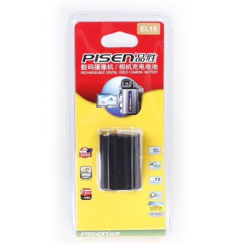 Pin sạc Pisen EL15 for D7100, D610, D800, D800E