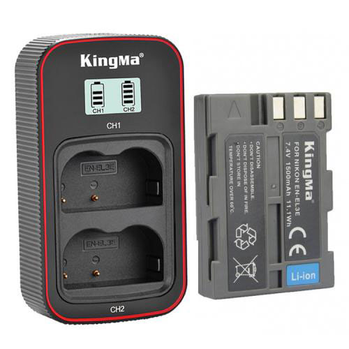 Pin và Sạc KingMa EL3e for Nikon D700 D300s D90 D300