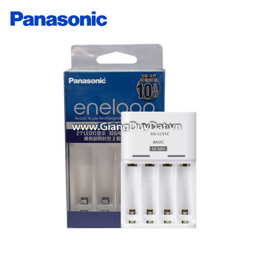 Sạc pin Panasonic Eneloop AA/AAA BQ-CC51C