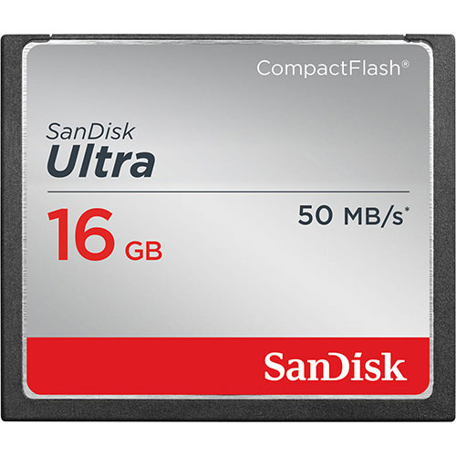 Sandisk Ultra CompactFlash 16GB 50mb/s (chính hãng) - Giang Duy Đạt