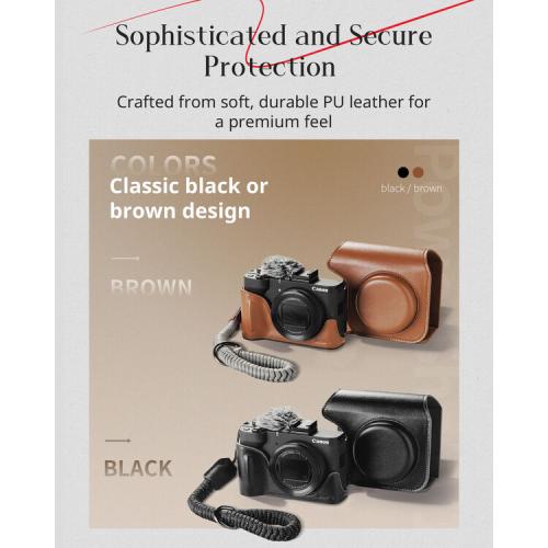 SmallRig 5385 Leather Case Kit for Canon PowerShot V1