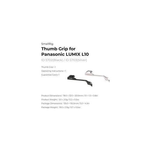 SmallRig 5703 5702 Thumb Grip for Panasonic LUMIX L10