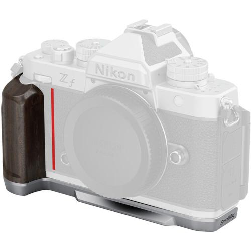 SmallRig 5707 L-Shape Wooden Grip for Nikon Zf (Silver)