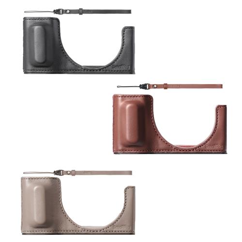SmallRig 5676 Leather Half-Case with Wrist Strap for RICOH GR IV GR III GR IIIx GR III HDF GR IIIx HDF