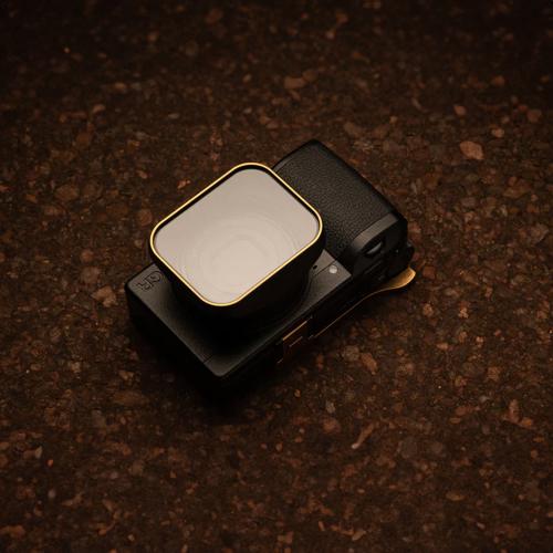 Squarehood Ricoh GR Glass Golden Rim for Ricoh GrIII GrIIIx