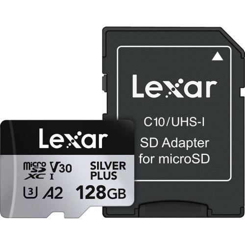 Thẻ nhớ microSDXC Lexar 128GB 205MB/s UHS-I Professional Silver Plus Series