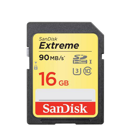 Thẻ nhớ SDHC Sandisk Extreme 16GB 90MB/S