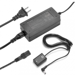 Bộ pin giả KingMa NP-FW50 + Bộ chuyển đổi nguồn điện EU plug Power adapter