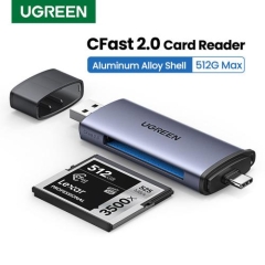 Đầu đọc thẻ CFast Ugreen 2in1 USB-C 3.1 + USB 3.0