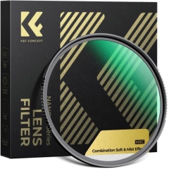 Filter K&F Concept Combination Soft & Mist Lens Filter 28 Multi-Layer Coating Waterproof Scratch Resistant Cinematic Effect Filter - Nano-Xcel Series KF01.3113