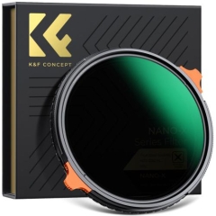 Filter K&F ND2-ND32 (1-5 Stop) True Color Variable and CPL Circular Polarizing Lens Filter 2 in 1 for Camera Lens Neutral Density Polarizer Filter Nano-X Series