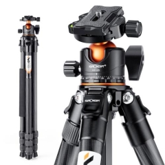 K&F Concept Professional Carbon Fiber Tripod KF09.098 with Monopod & Ball Head