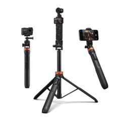 K&F Concept Selfie Stick Tripod KF09.143 With Bluetooth Remote Control + Gopro Adapter