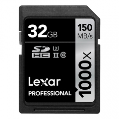 Lexar Professional 1000x Class 10 UHS-II U3 32GB 150MB/s