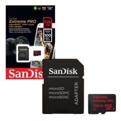Sandisk MicroSDXC Extreme Pro 128GB 667X 100MB/S