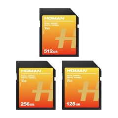 Thẻ Nhớ Homan UHS-II SD Card V60 (128/256/512GB)