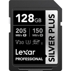 Thẻ nhớ Lexar 128GB V30 Professional SILVER PLUS