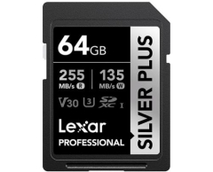 Thẻ nhớ Lexar 64GB Professional SILVER PLUS UHS-I V30