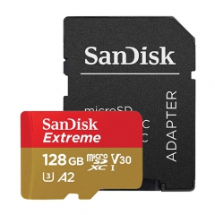 MicroSDXC SanDisk Extreme V30 A2 128GB 160MB/s