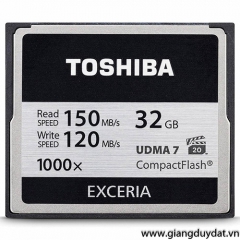 Toshiba Exceria 1000X 32GB (Read 150MB/s - Write 120MB/s)