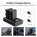 Bộ pin sạc máy ảnh K&F Concept LP-E6P 2400mAh (KF28.0093) 4