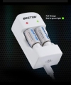 Bộ Pin Sạc RCR123A & M7003 Beston 3.2V Lithium-Lion 3