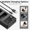 Combo 2 pin 1 sạc K&F concept for Nikon EN-EL14 1050mAh for Nikon D3500 D5600 D3200 D3300 D3400 D5500 Coolpix P7800 P7700 P7200 P7100 P7000 3