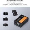 Combo 2 pin 1 sạc K&F concept for Nikon EN-EL25 1600mah for Nikon Z30 Z50 ZFC 3